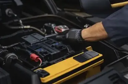 Vehicle battery replacement service